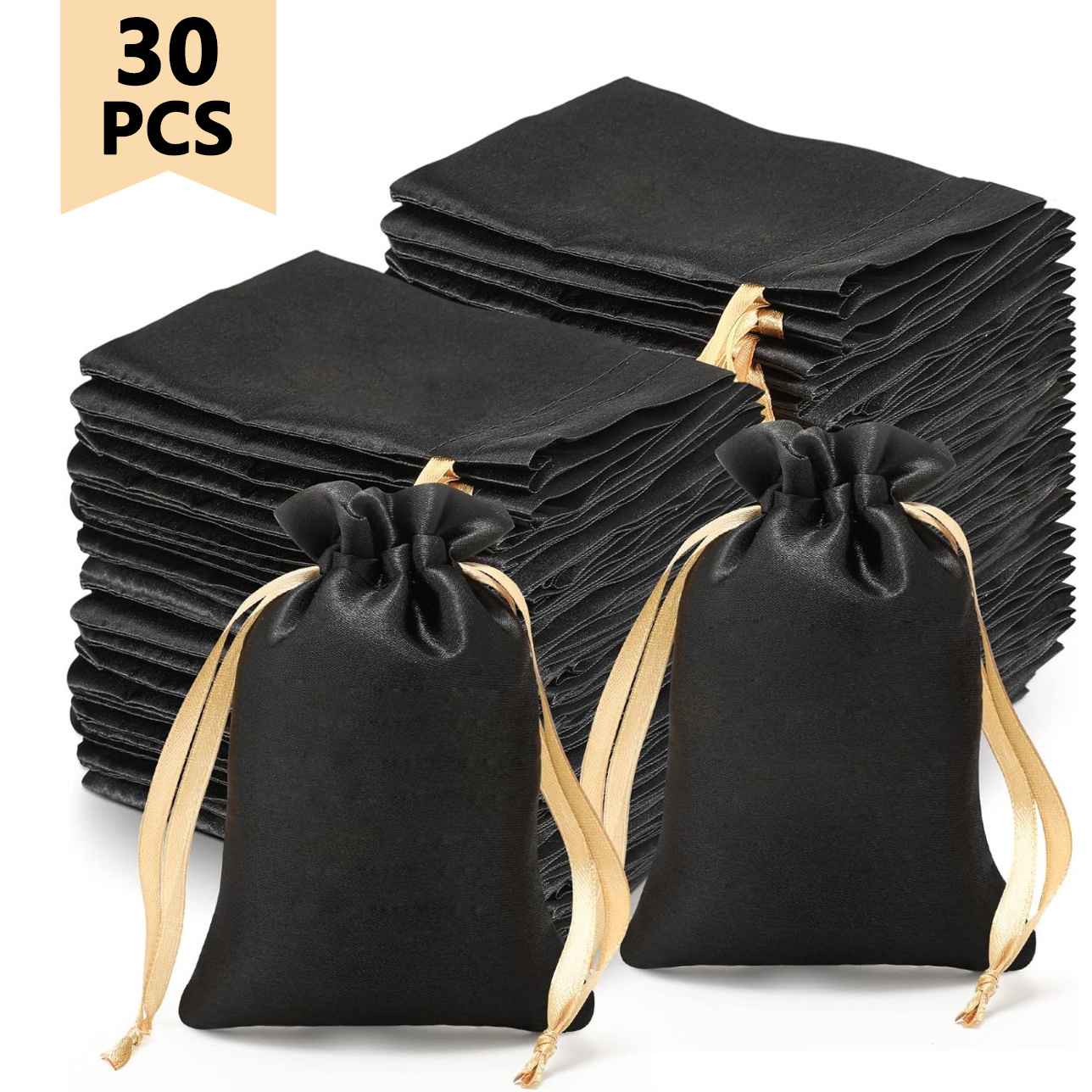 thumbnail image 2 of 12.6x15.7 Inch Drawstring Shoe Bags – 4/8/20 Pack – Travel Storage & Dust Proof 2 of 6