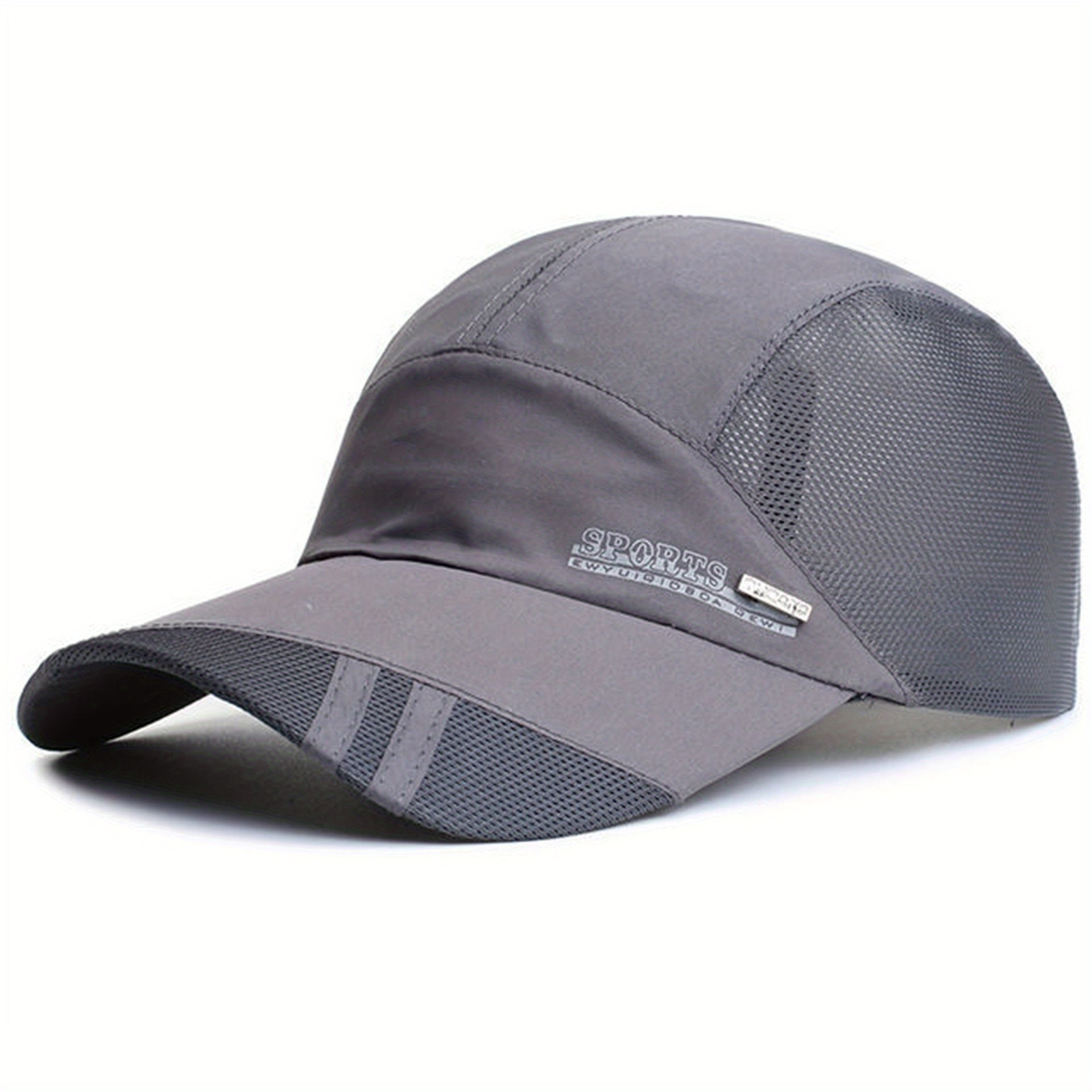 TEMU Breathable Baseball , Suitable For Outdoor Golf And Fishing, Quick-drying Adjustable Sports For Running, Available In