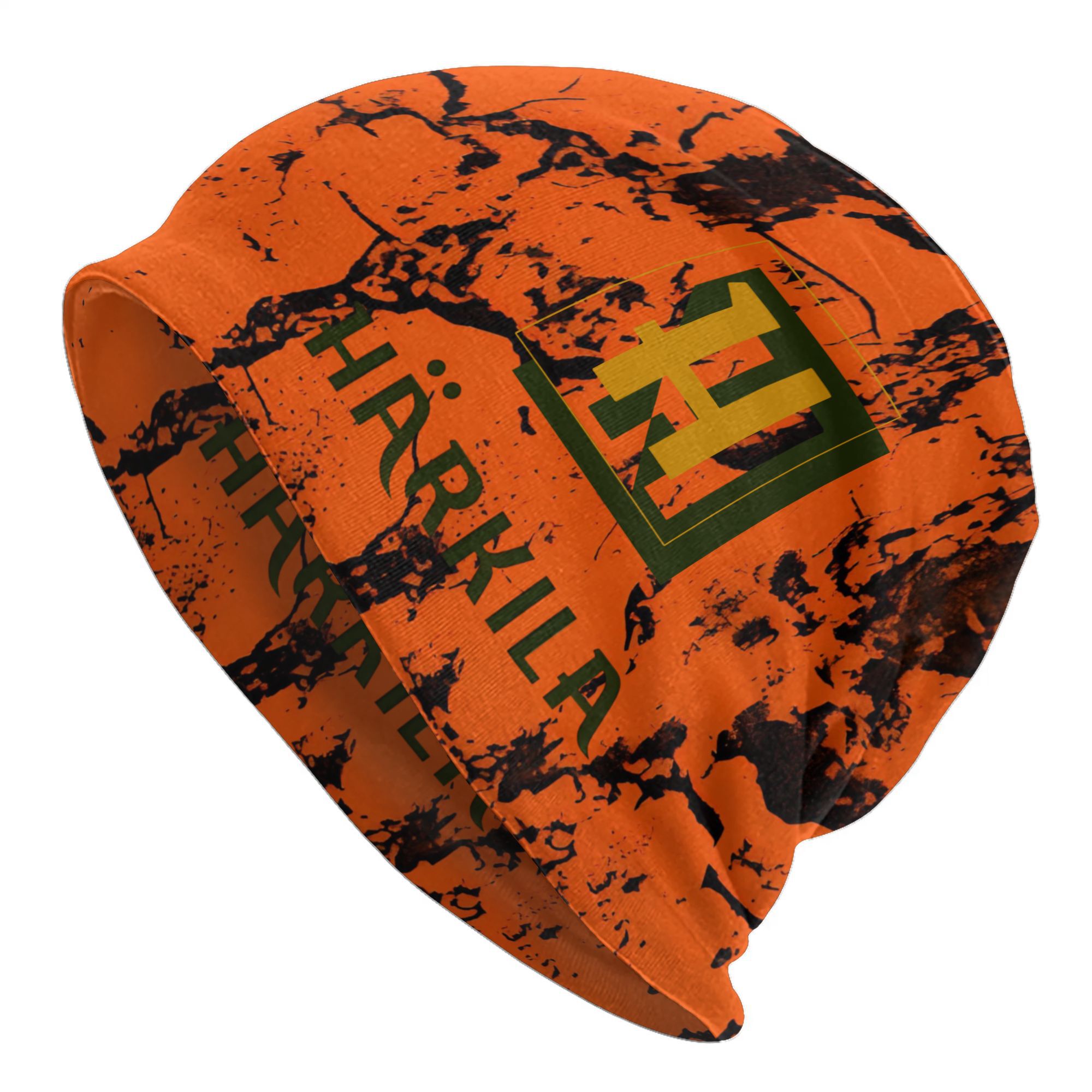 TEMU 1pc Harkila Pattern, Beanie Hat, Wilderness Hunting And Functional Gear Aesthetics. Clean And Rugged, Ideal For . Soft And Warm For Daily Wear