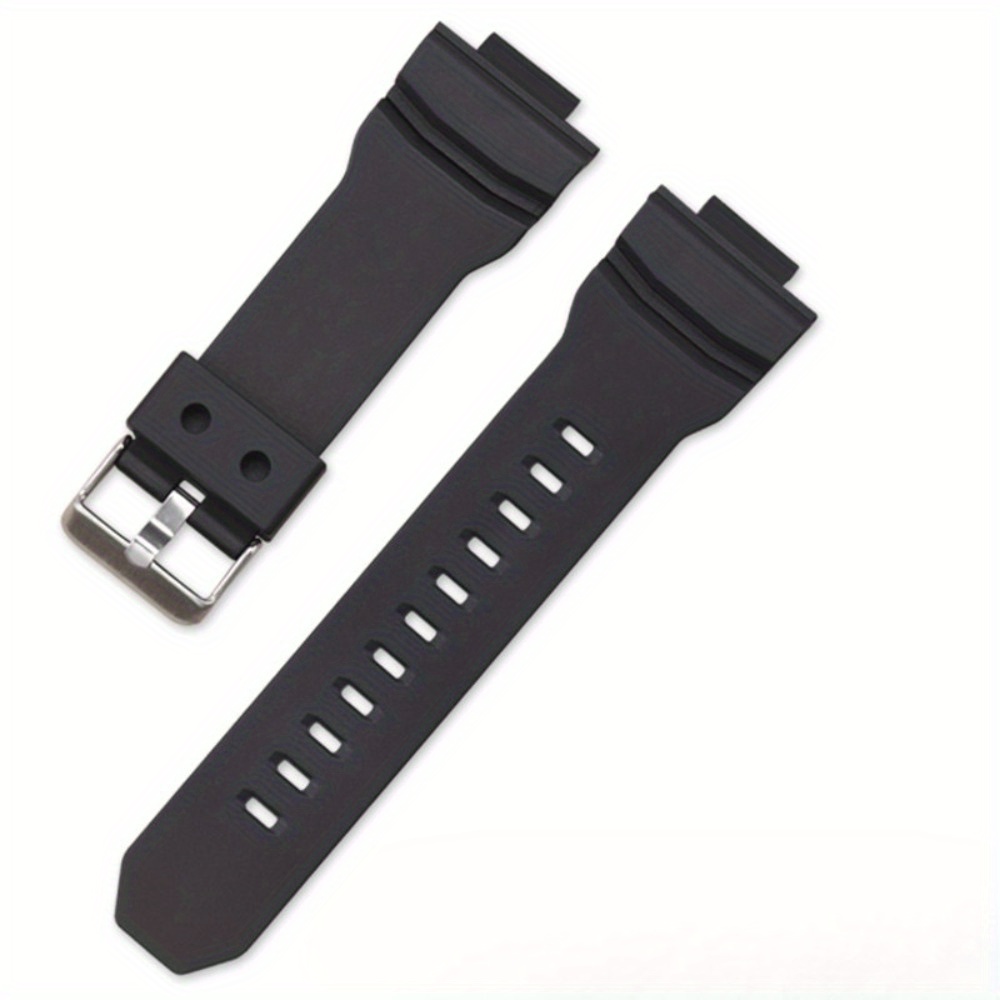 Image of Versatile And Casual Silicone Watch Straps, Compatible With Ga-150/200/201/300/310/glx Straps. Watch Accessories(black)