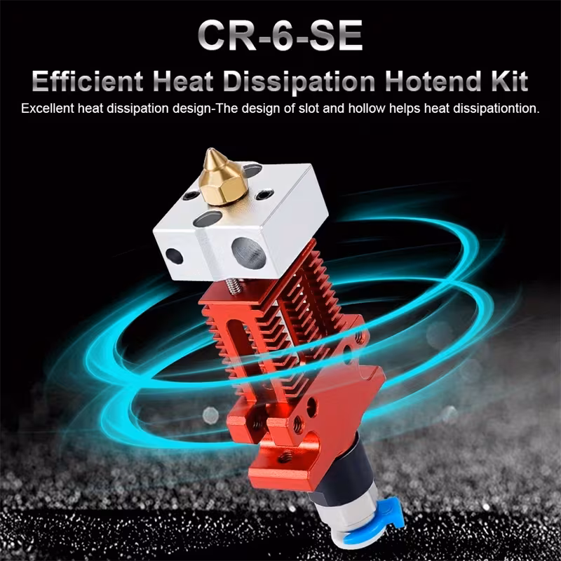 cr6 se hot end extruder kit pre complete set of extruders beginner friendly suitable for cr 6se cr 6 max providing 0 4mm nozzle thermistor heater and 3d printer parts and accessories Product details 0