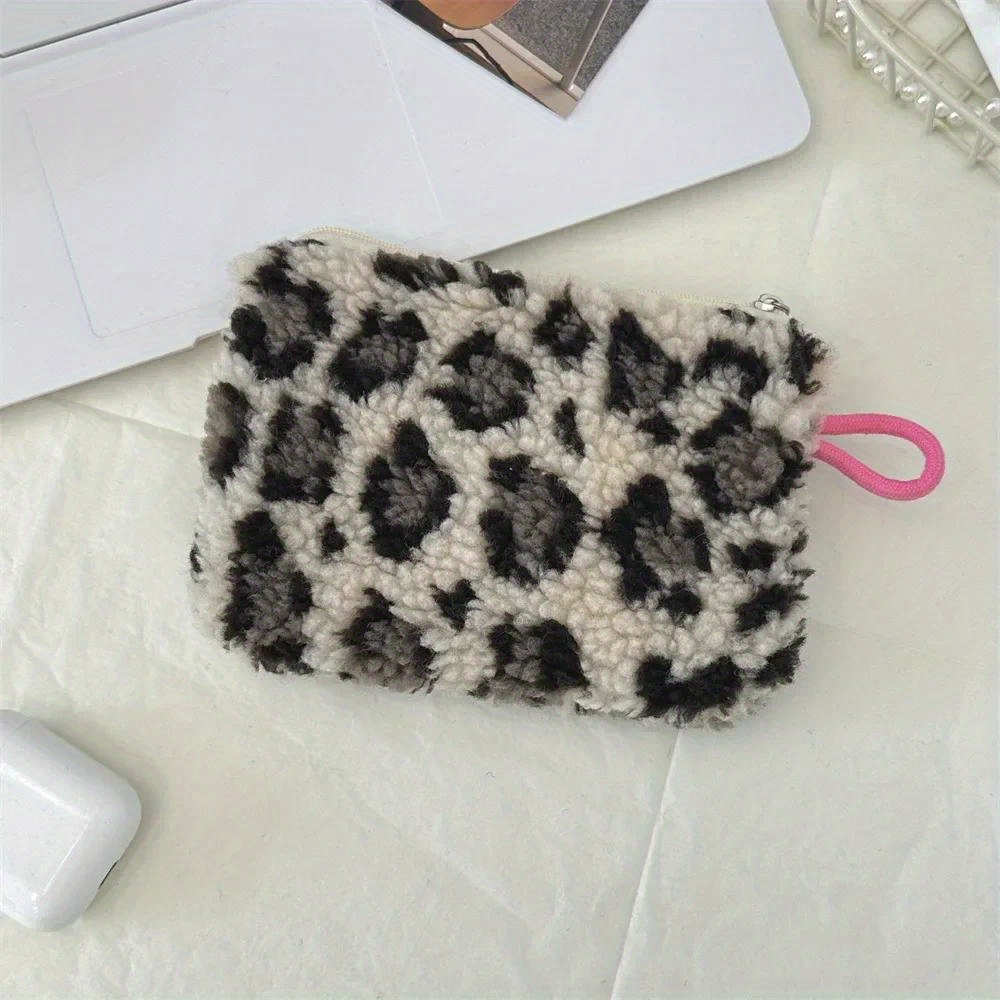 Image of Gorgeous Stripes Plush Coin Purse - Kawaii Card Case Bags! For Women And The Mini Earphone Wallet