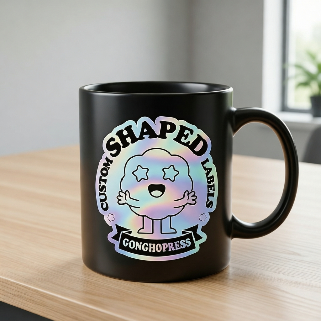 Personalized Custom Irregular Holographic Rainbow Stickers