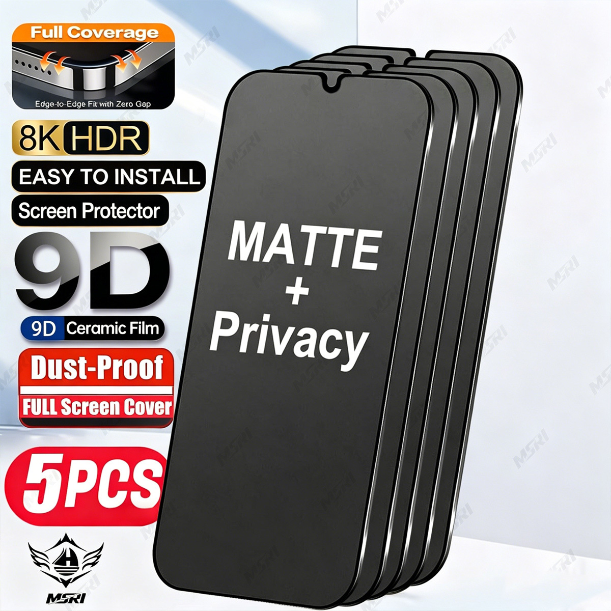 TEMU 5pcs (ceramic Frosted Anti-spy) Matte Frosted Privacy , Suitable For A17/a27/a37 Series Models, Film, Privacy Screen, Anti-spy And