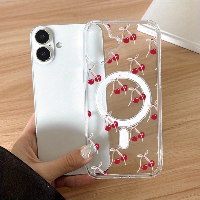 TEMU Phone Case: Suitable For Iphone 17 Shockproof, Magnetic, Anti-yellowing, Anti-scratch, Anti-fingerprint, Heat Dissipation Acrylic Clear Phone