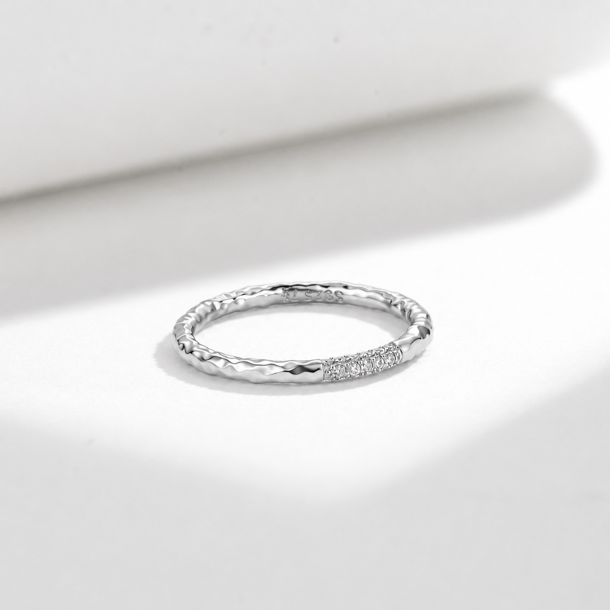 Unisex S925 Moissanite Engagement Ring, Solitaire Promise Ring