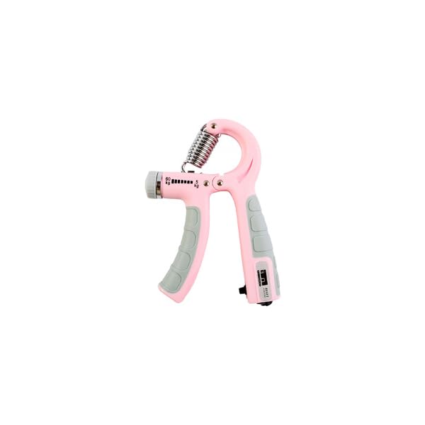 adjustable hand grip strengthener for   - 11.02-66.14lb  , ergonomic non-slip grip, portable home gym equipment for forearm, finger & wrist workout,  /gray/ , no power needed,   for strength training, hand grip strengthener, teenage workout, sleek exercise tool, sturdy construction, forearm exerciser,  ,   material,   trainer, fitness enthusiasts Product details 6