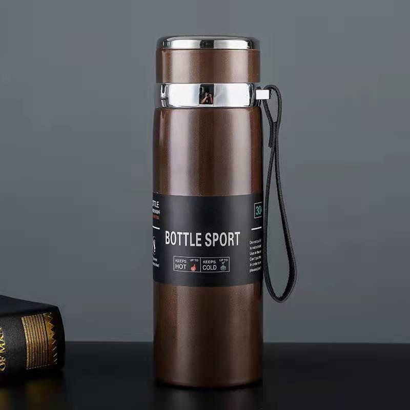 1pc 27.05oz Stainless Steel Insulated Travel Mugs-Double Vacuum, Thick Insulation, Good for Tea And Coffee, Large Capacity Outdoor Sports Water Bottle, Perfect Holiday Gift, Ideal for Cycling And Hiking