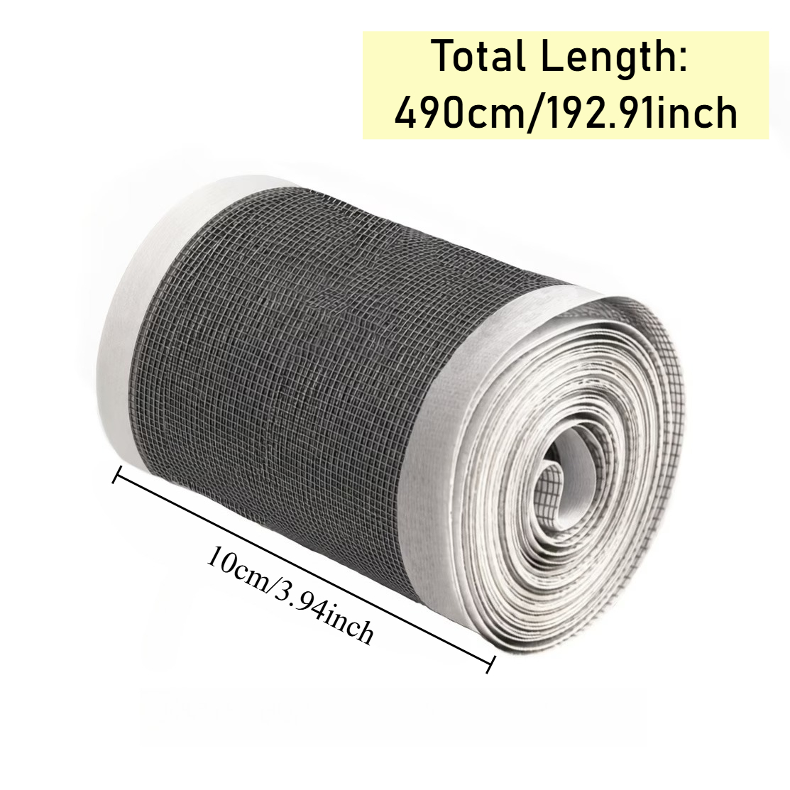 TEMU 1 Roll 192.9 Inch Self-adhesive Mesh Patch, Mesh Tape, Anti- Net Repair Patch, Convenient Roll Packaging, Durable, Non-perishable, Suitable For