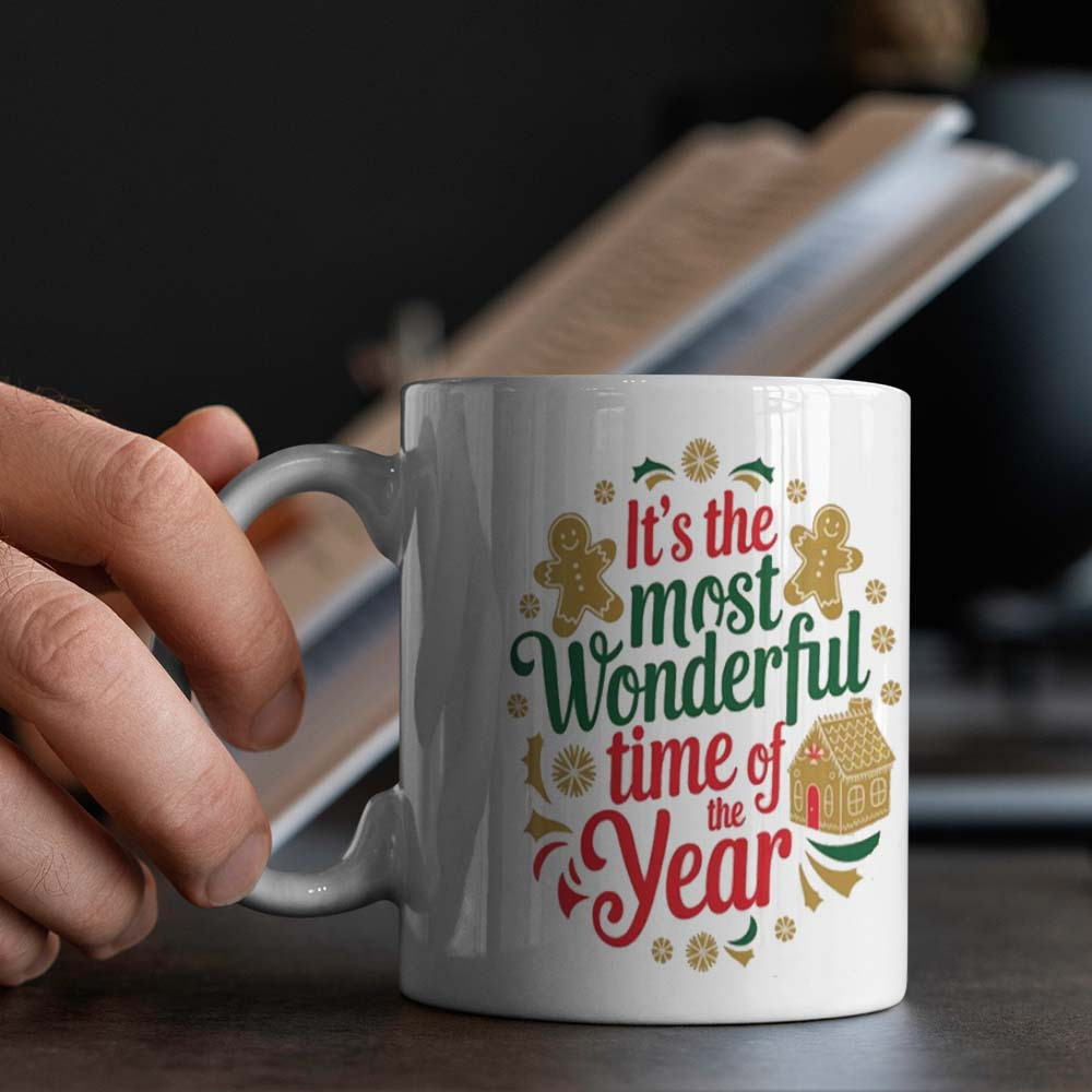 festive ceramic coffee mug its the most   of the year ideal for office camping dining   no power needed details 1