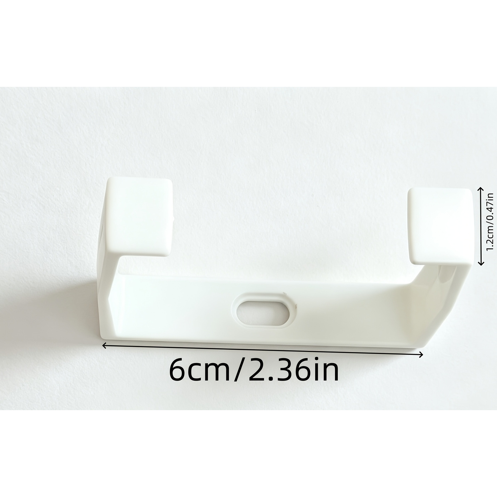 TEMU 1pc Power Outlet Bracket, Wall-mountable Drilled Protector Holder, Sturdy Socket Organizer, Suitable For Home And Office Cable Management