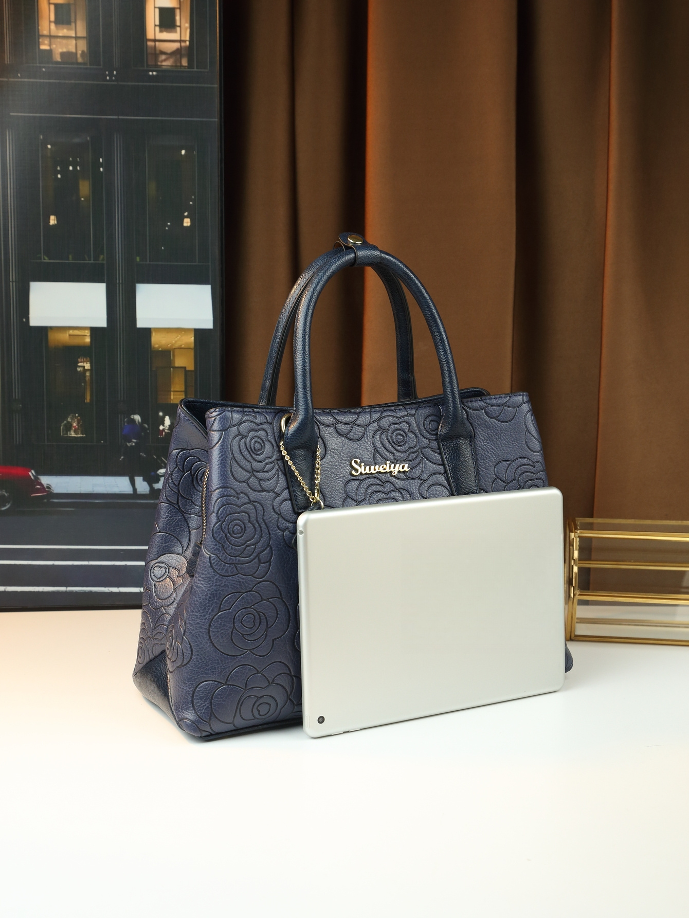 Thought Yaa Crossbody Purse on model