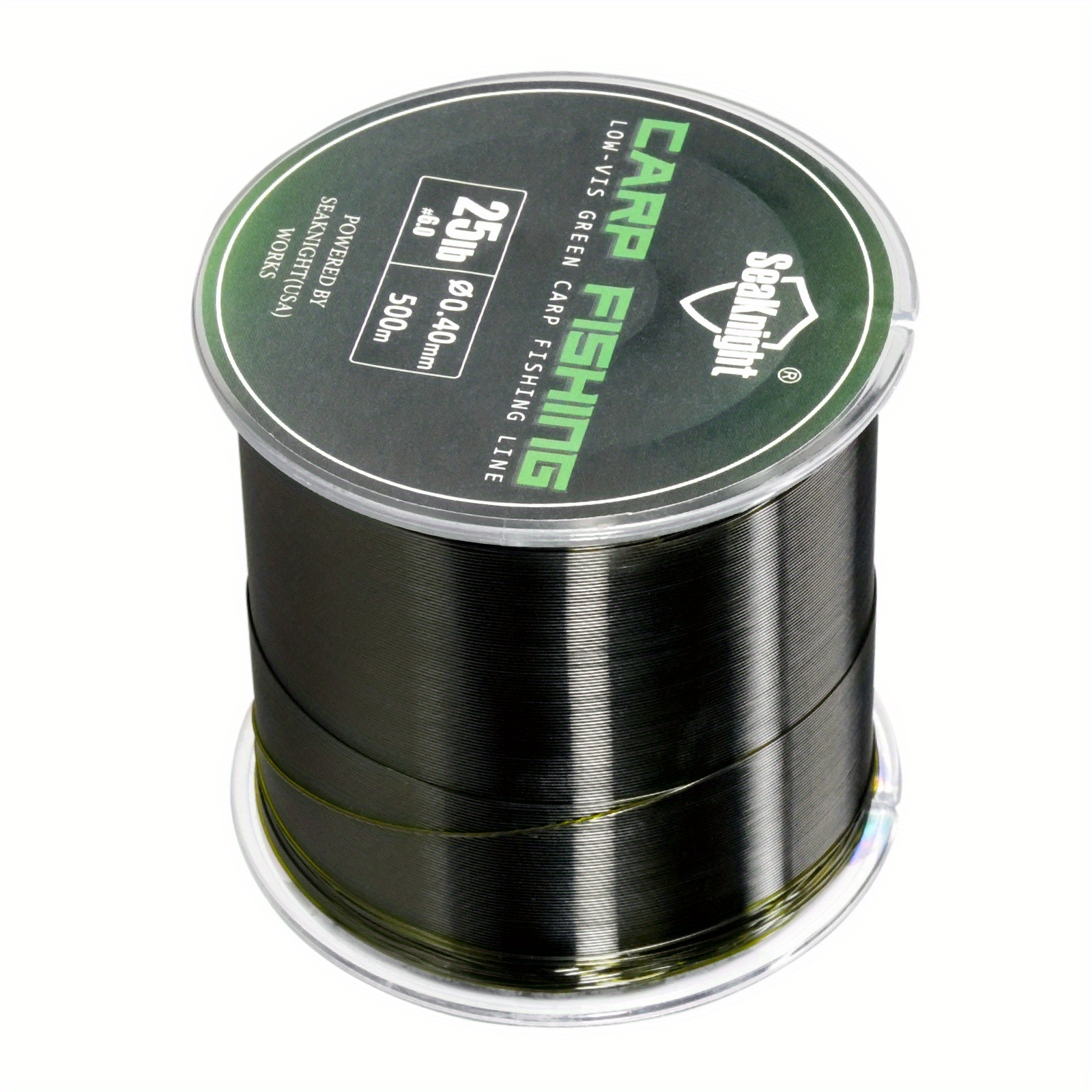 Image of Seaknight 500m/547yds Super Strong Carp Fishing Line, 0.26mm-0.40mm 4.54kg-11.34kg Monofilament Nylon Fishing Line, Strengths , Invisible Under Water, Carp Fishing Essential