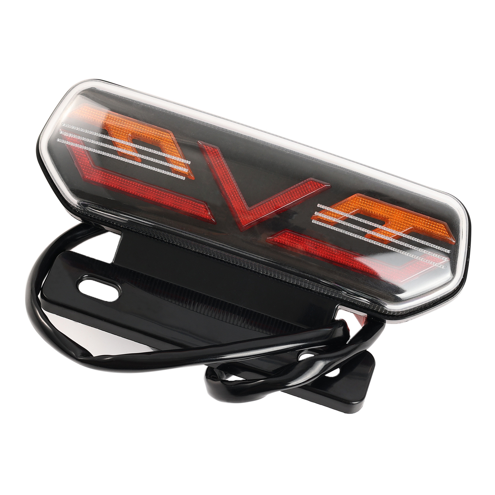 TEMU 1pc 12v Motorcycle Rear Lights Led Motorcycle Brake Light Tail Light Motorbike Stop Turn Signal Direction Indicator Blinker