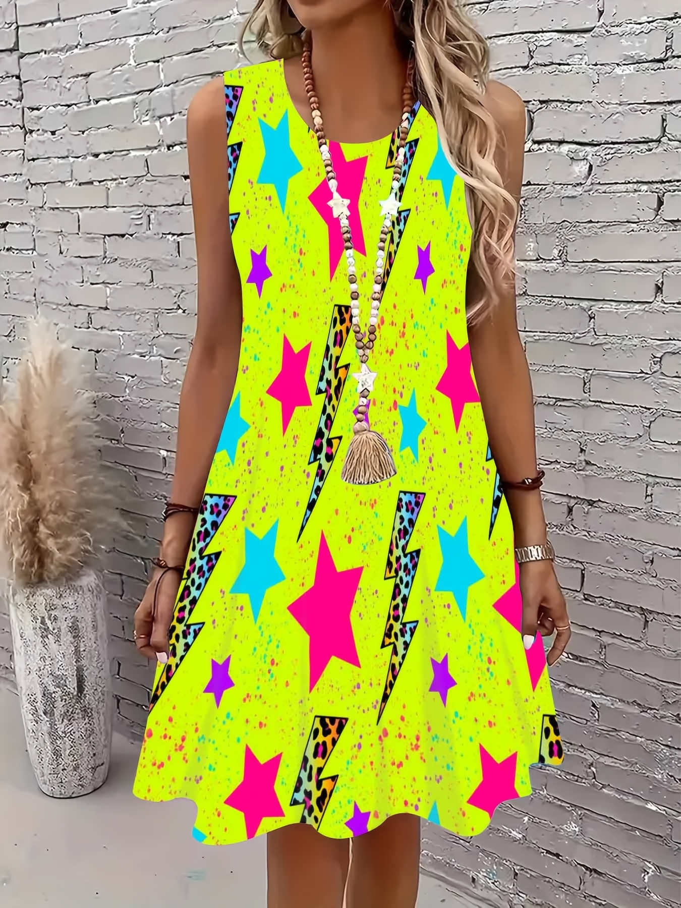 Neon Clothes Neon Yellow Shirt Dress Womens Neon Clothes Sold On Temu  United States