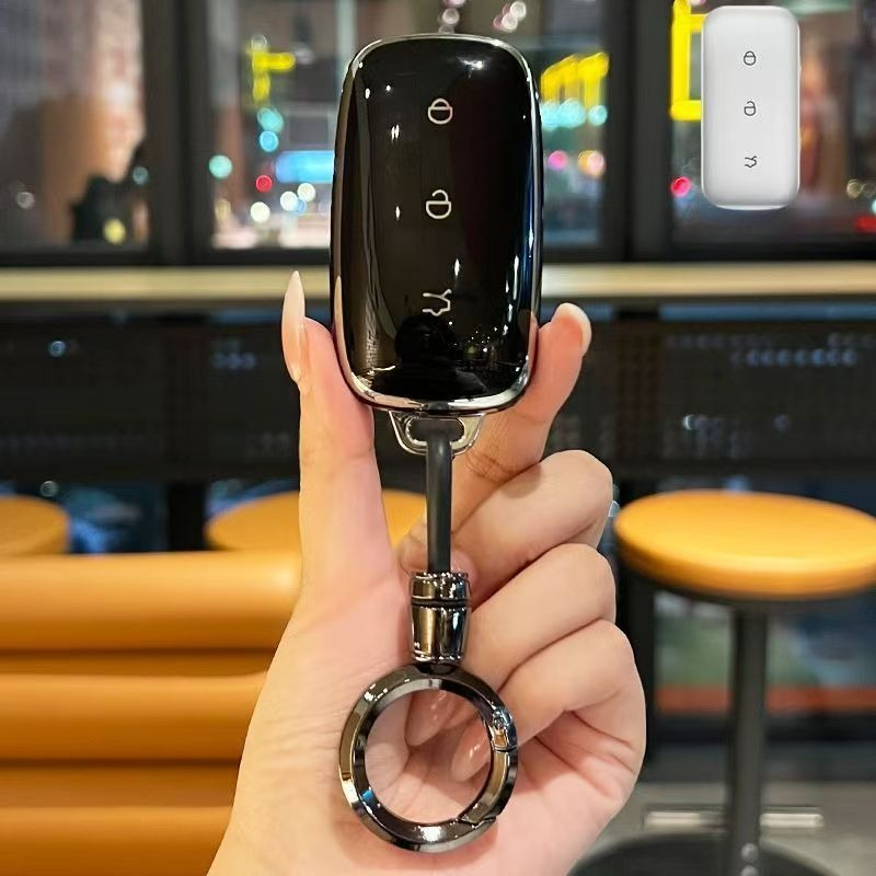 TEMU Tpu Car Remote Key Fob Case Cover Holder With Keyring For For Galaxy L6/l7/e5/e8 Max 1.5t Plus//ex5 Car Key Fob Cover Case Shell Protector