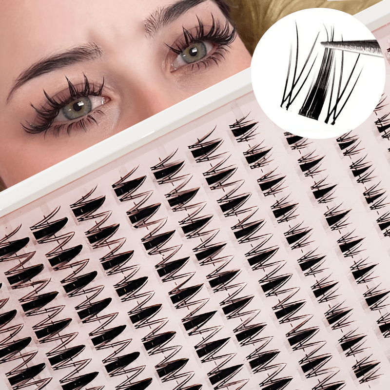 [beginner-friendly] 120 Clusters 3d Wispy False Eyelashes | Mixed Lengths 8-16mm For Dates, Halloween Christmas| And Reusable | Beginner-friendly | Natural Cat Eye Look | Perfect For And Cosplay