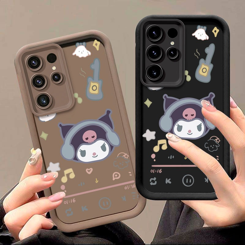 

Sanrio Cute Culo Mi Pattern Protective Case S25 S24 S23 S22 S21 Ultra S23 S21 S20fe S21 S22 S23 S24 S25 Plus/a33 5g A53 5g Transparent Anti-fall Full Cover Mobile Phone Case