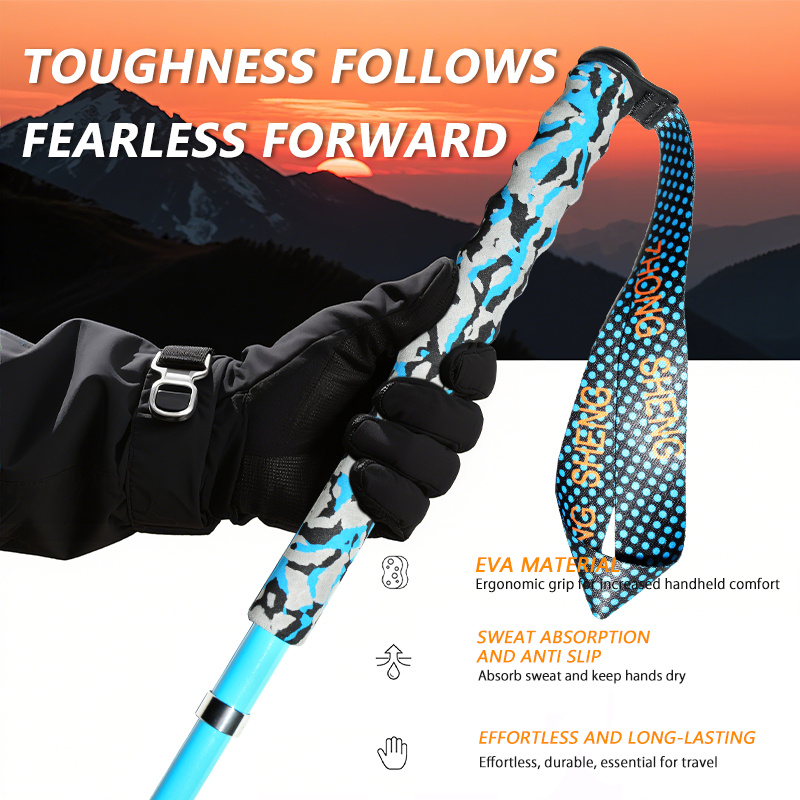 Lightweight Portable Carbon Fiber Trekking Poles