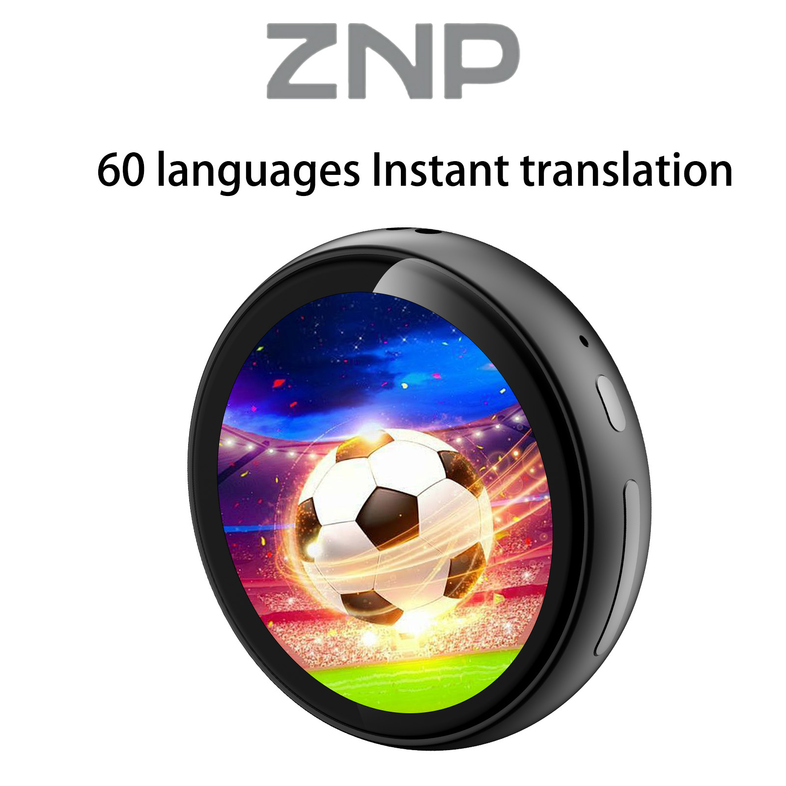 Znp Z01 Smart Translator, Semi-intelligent With Offline And Online , Accurate 60-language Translation, Wireless And Portable Device, Ai Assistant For Business, Travel And Language Learning