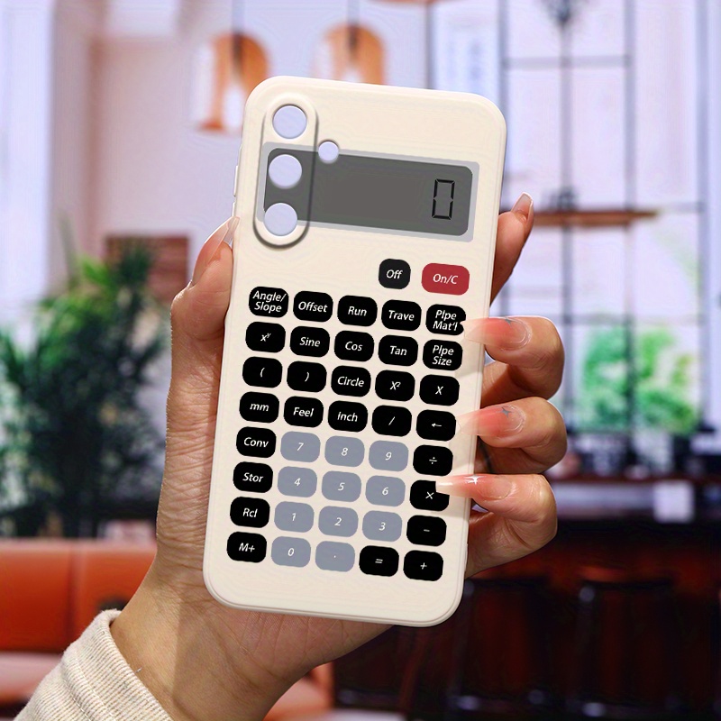 stylish innovative soft silicone phone case a calculator - Temu Czech  Republic