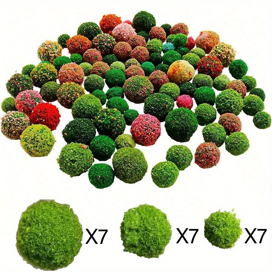 Random /21/30pcs Mixed Bush Trees Model Trees Miniature Groups Shrubs Railway Model Architecture Trees Railroad Additions For Crafts Diorama