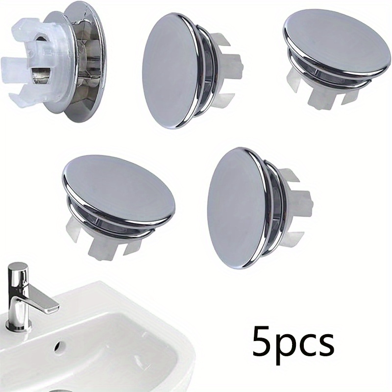 

Sink Overflow Ring Basin 5pcs Kitchen Bathroom Sink Decorative Ring Premium Overflow Accessories