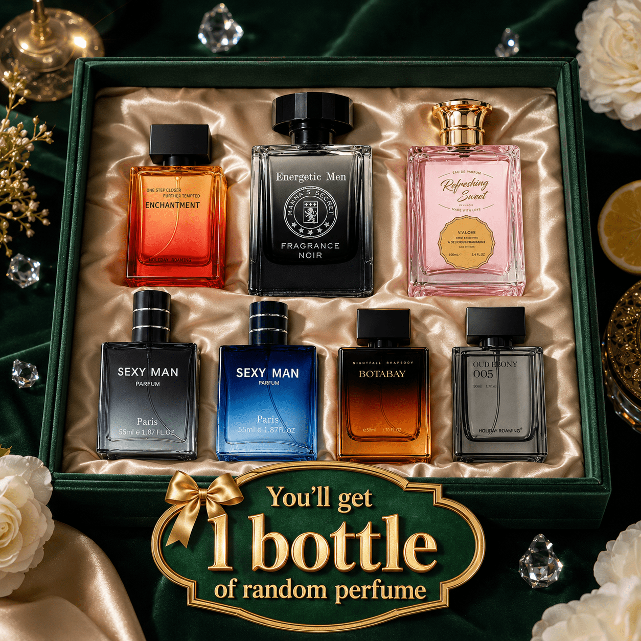 Bottle 7 Perfumes, 1 Pack, Long-lasting Cologne Perfume, Travel Size Eau De Toilette Fragrance, An , Sensual, And Long-lasting Oriental Fragrance