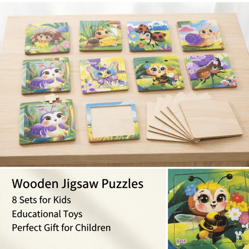 Children's Educational Floor Puzzle - Insect Series, 128pcs