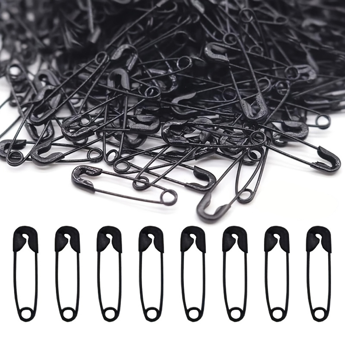 TEMU 230pcs Safety Pins Suitable For Diy Crafts, Sewing, Clothing Tags, Jewelry Making & Temporary Fixes - Pin Accessories For Home, Office, Art,