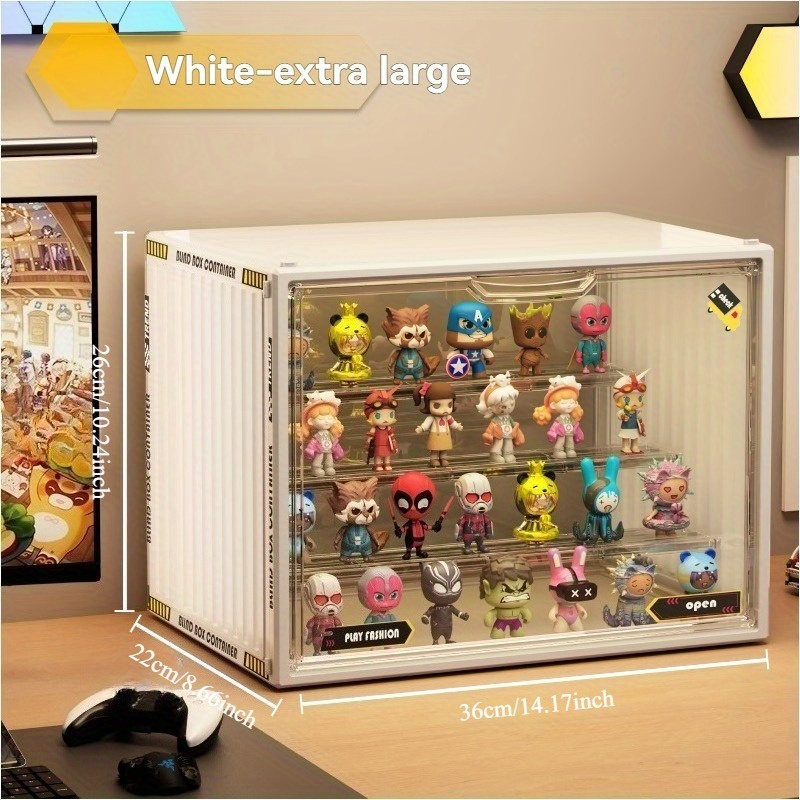 Wall Acrylic Display Case for Figures,Clear