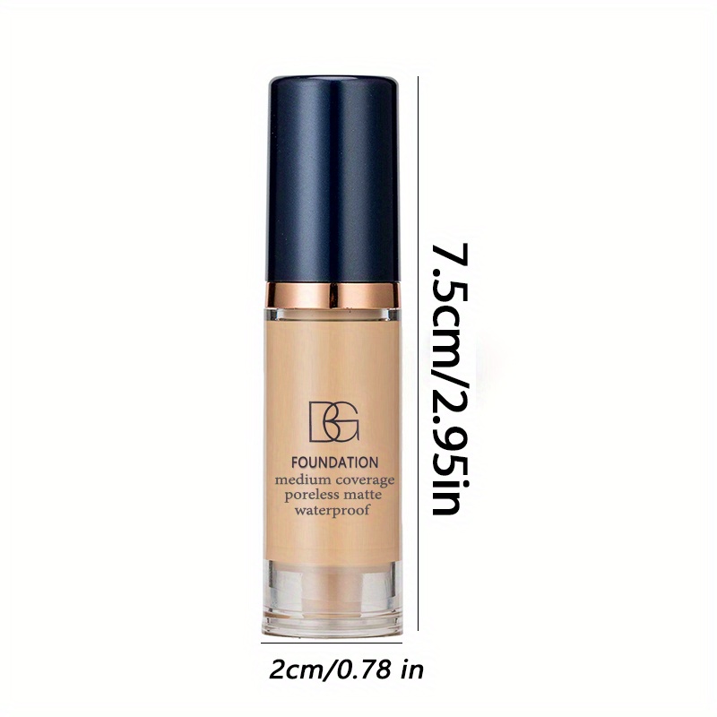A Liquid Foundation with Six Shades That Provides Complete Coverage, Ideal for Every Skin Type. It Conceals Dark Circles Effectively, Offers Long-Lasting Coverage
