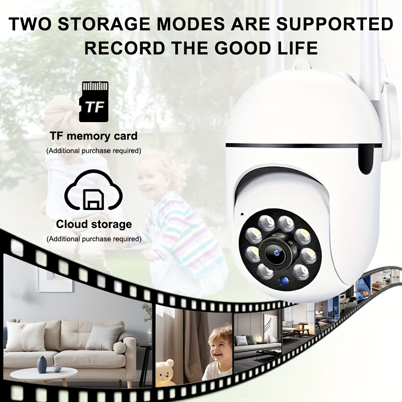 eseecloud 3mp wifi smart camera indoor/outdoor wireless hd Temu