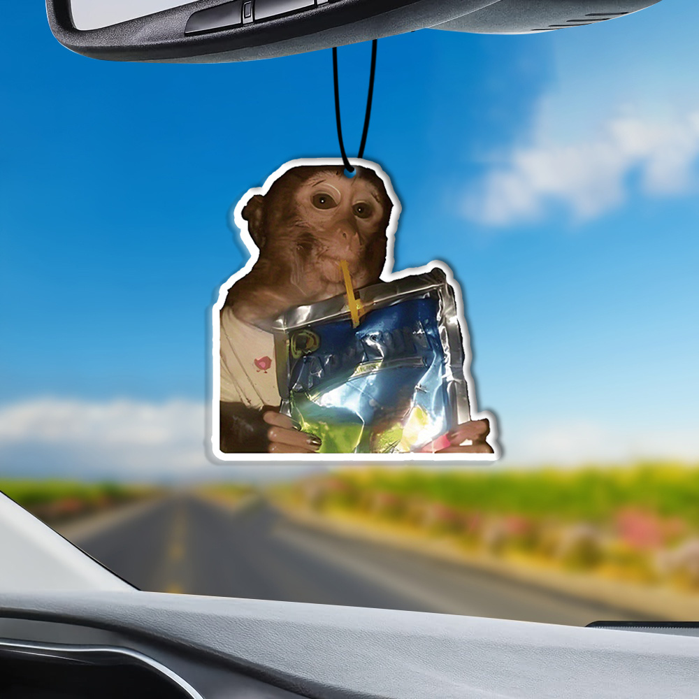 1/3pcs Drinking Car Air Freshener, Random Fragrance Scented | Natural Scented, Perfumed Rearview Mirror Decorative, Car Accessories Interior Pendant For Christmas Gift