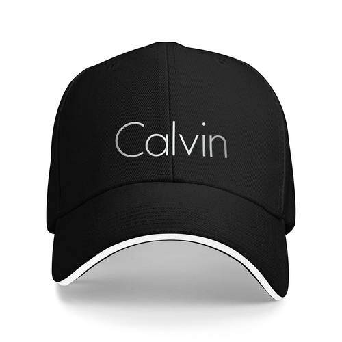 1pc "Vintage Calvin Text Pattern", Breathable Polyester Baseball Cap, Suitable for Fitness, Running, And Couples Hats