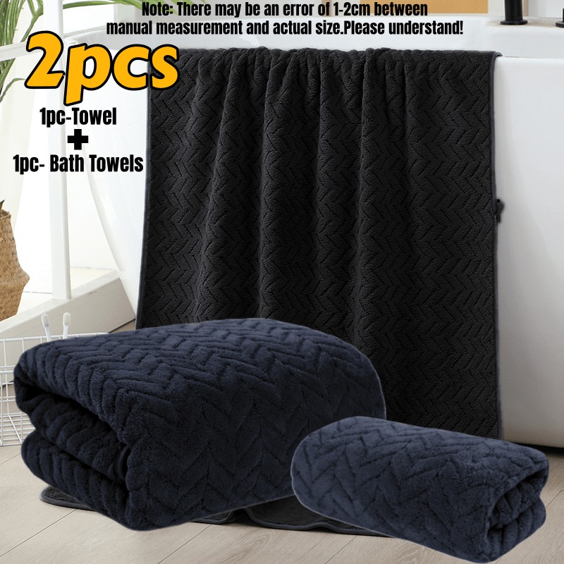imagem do item conjunto de toalhas de banheiro   peças: toalha de banho extragrande de microfibra (70 x 140 cm) e toalha de mão (35 x 75 cm). o conjunto   tecido  ,   absorvente,  , de secagem rápida e confortável. adequado para viagens, férias, academia e  . disponível em várias