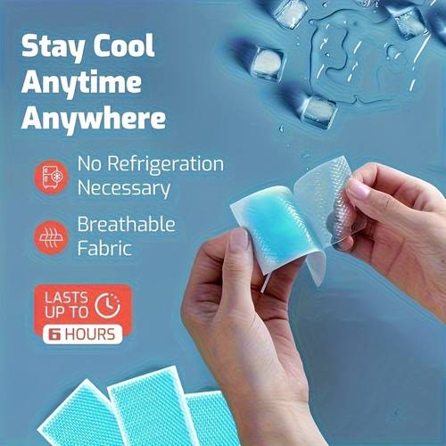 20 40 60pcs quick cooling gel sheets summer long gel material suitable for daily use and elderly care