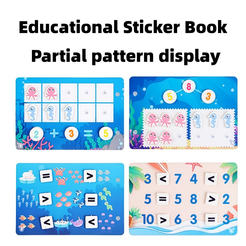 Interactive Learning Sticker Activity Book for Kids
