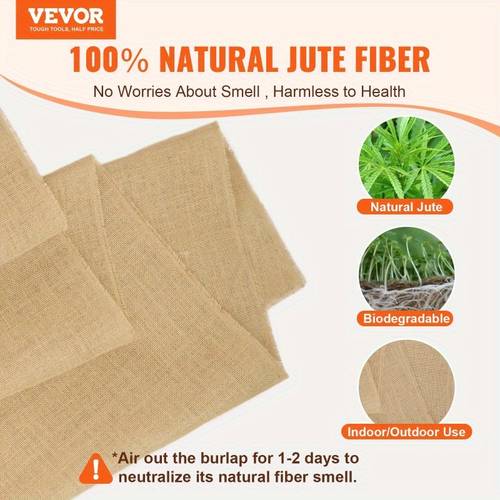 burlap fabric roll burlap tree wrap x 150ft for crafts and plants