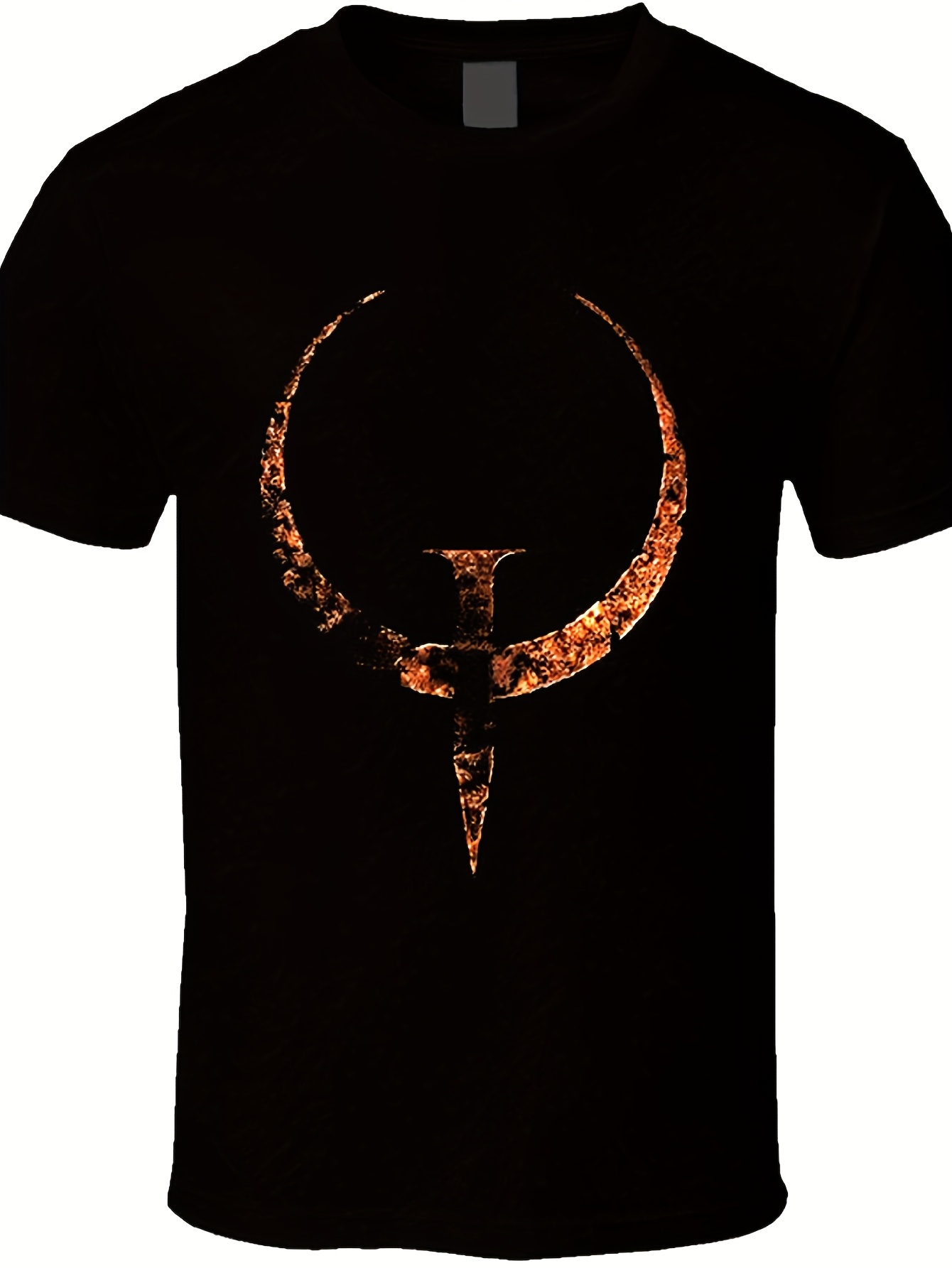 3F7Cd6F086924Ffa9D07F6D2F9016B71-Goods.jpeg quake-logo klassisches videospiel-shooter t-shirt – retro-gaming-symbol