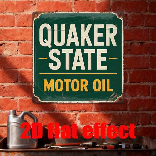 Retro Rustic Lucas Oil Products Aluminum Sign – 8x12, Aged Metal, Ready To Hang – Made In USA
