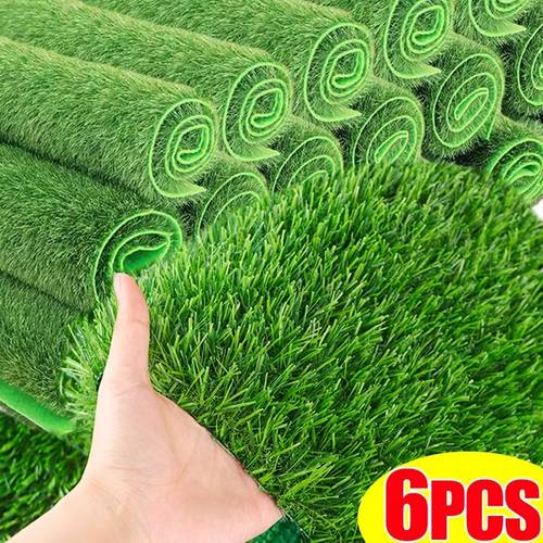 6pcs set of artificial turf moss mats artificial micro landscape decoration outdoor garden decoration lawn carpet