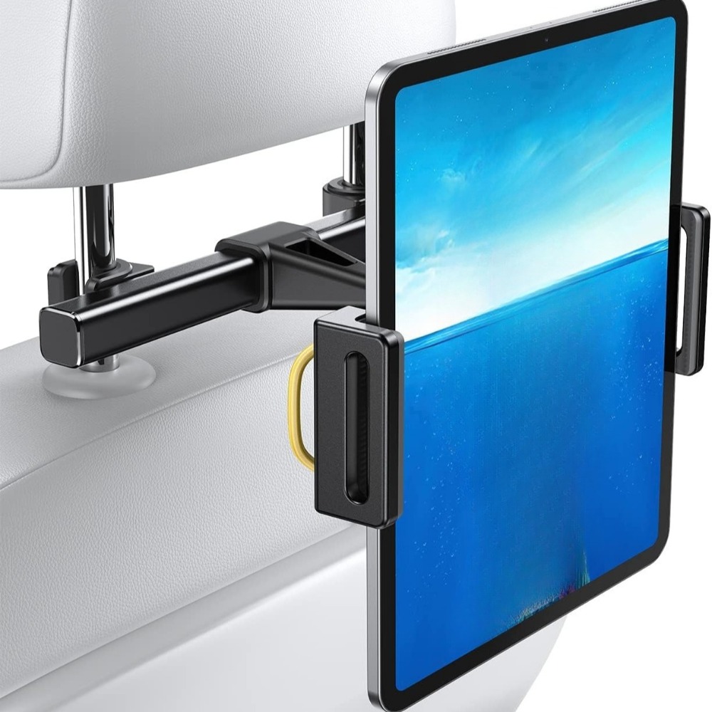 TEMU Car Tablet Headrest Holder - Car Back Seat Headrest Tablet Mount Stand For Kids, Road Trip Essentials Additions Gifts, For 2025 Pro 11/13' Air