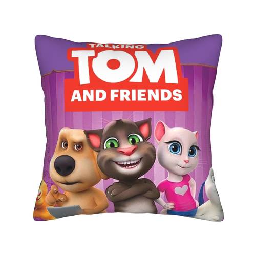 item picture single piece pillowcase home decor for living room sofas bedrooms and casual indoor settings suitable for friend tom years style printed polyester machine washable mixed colors machine washable with zipper