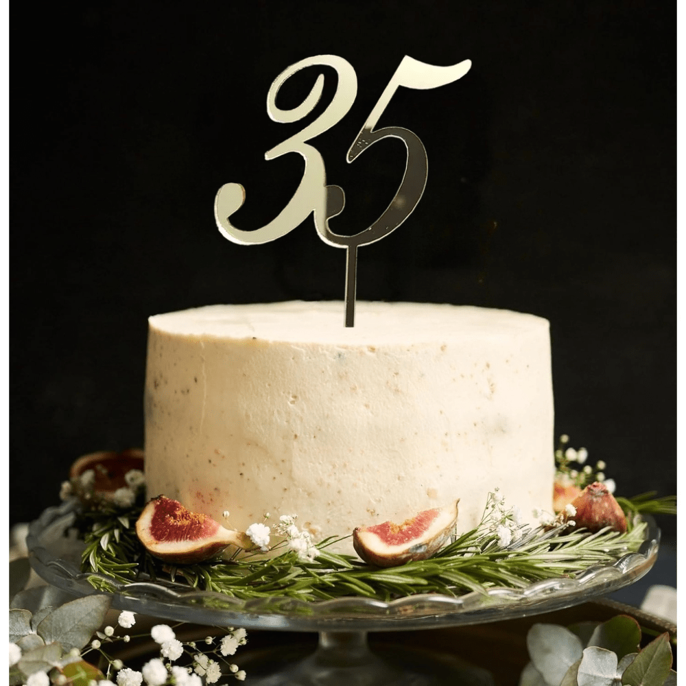 Image of 1pc A Topper For Celebrating A Birthday Or Anniversary, Perfect For Decorating Coral-themed Weddings And Holiday Events