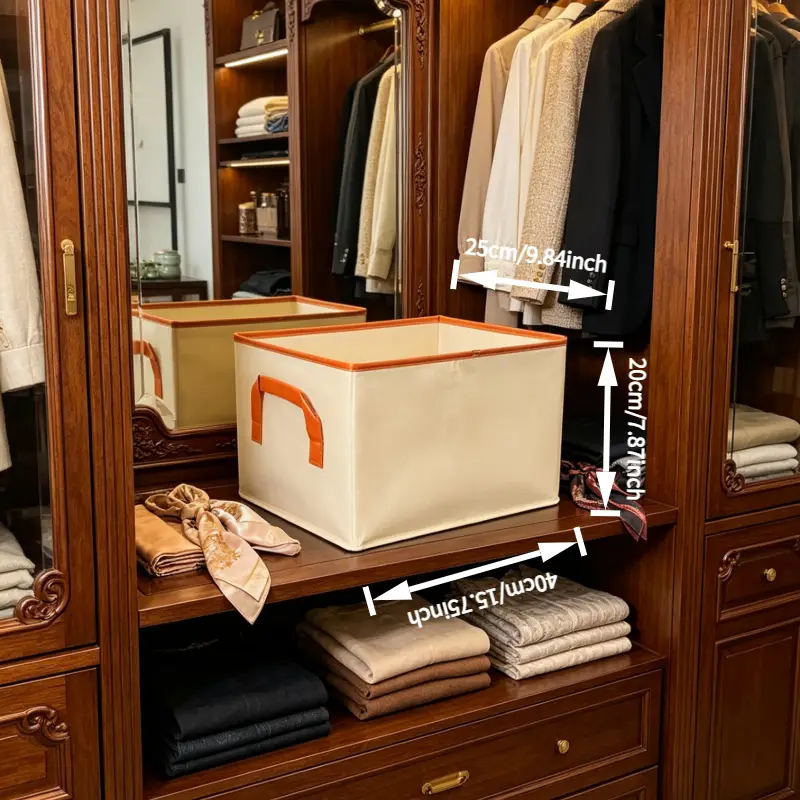 2er set kleideraufbewahrungsboxen schrankorganisation