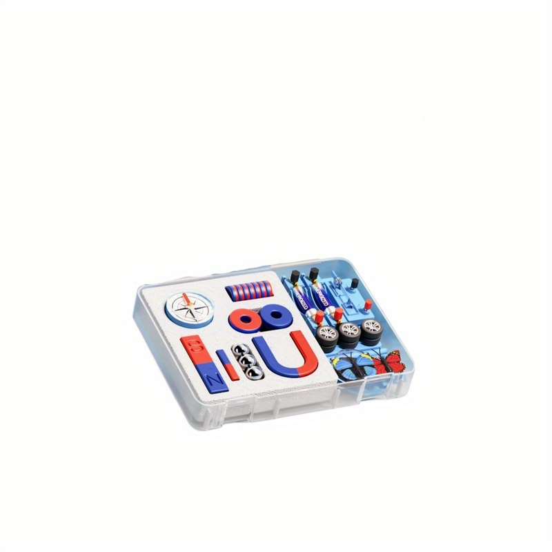 Tanstic Kit Scienza Magnetismo 53 Pezzi – Esperimenti Di Fisica Con Elettromagnete, Levitazione, Magneti A Ferro Di Cavallo E Barra, Per Bambini Educativi