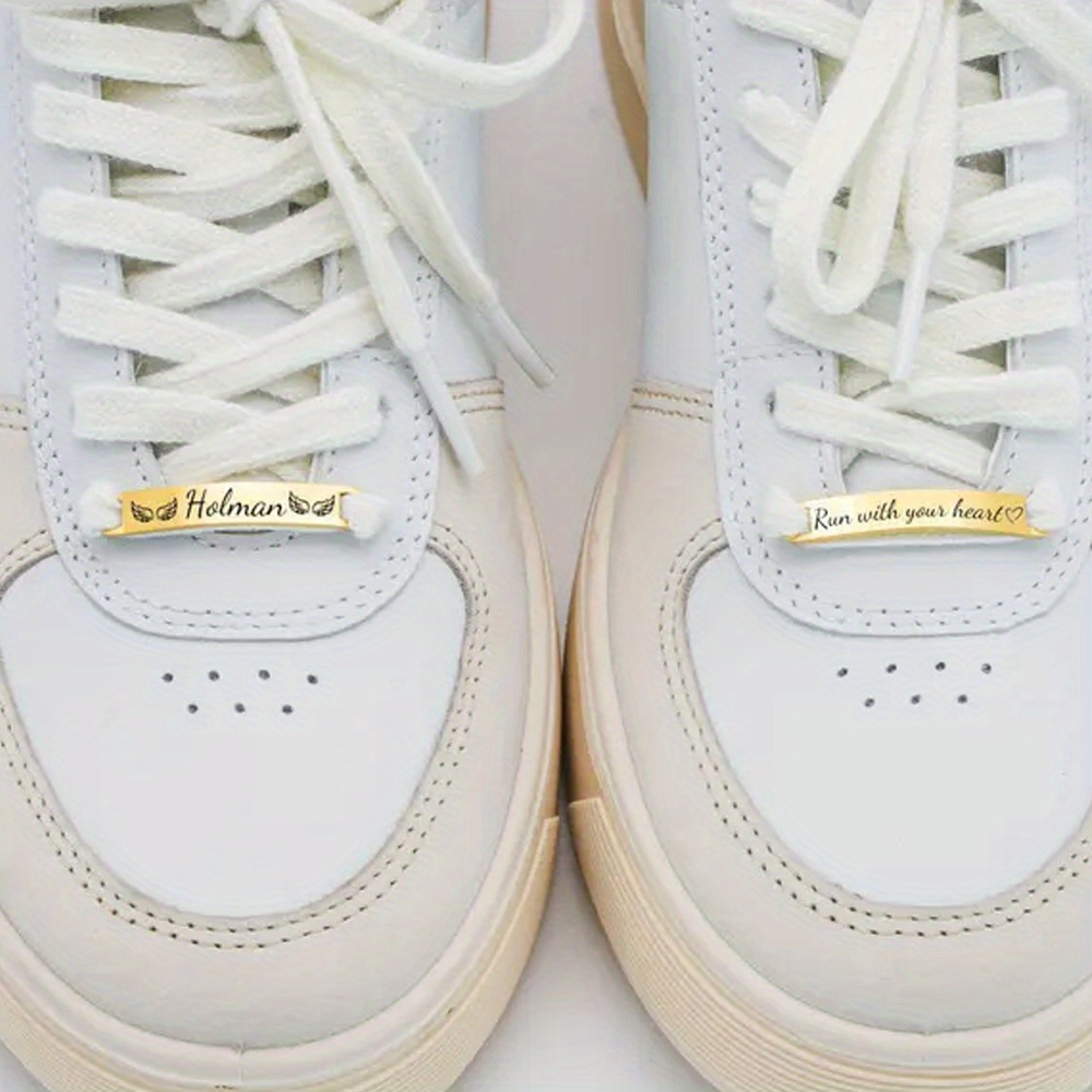 2pcs personalized laser engraved shoe lace buckles Temu New Zealand