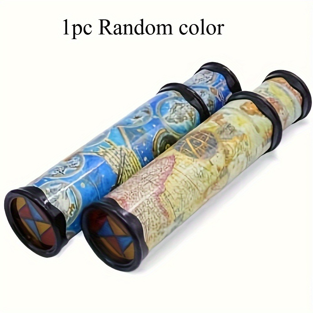 Image of 1pc Extendable Kaleidoscope, Random Color Multi-colored Rotating Telescope, 360 Degree Rotation 3d Mirror, For Birthday Parties And Classroom Rewards