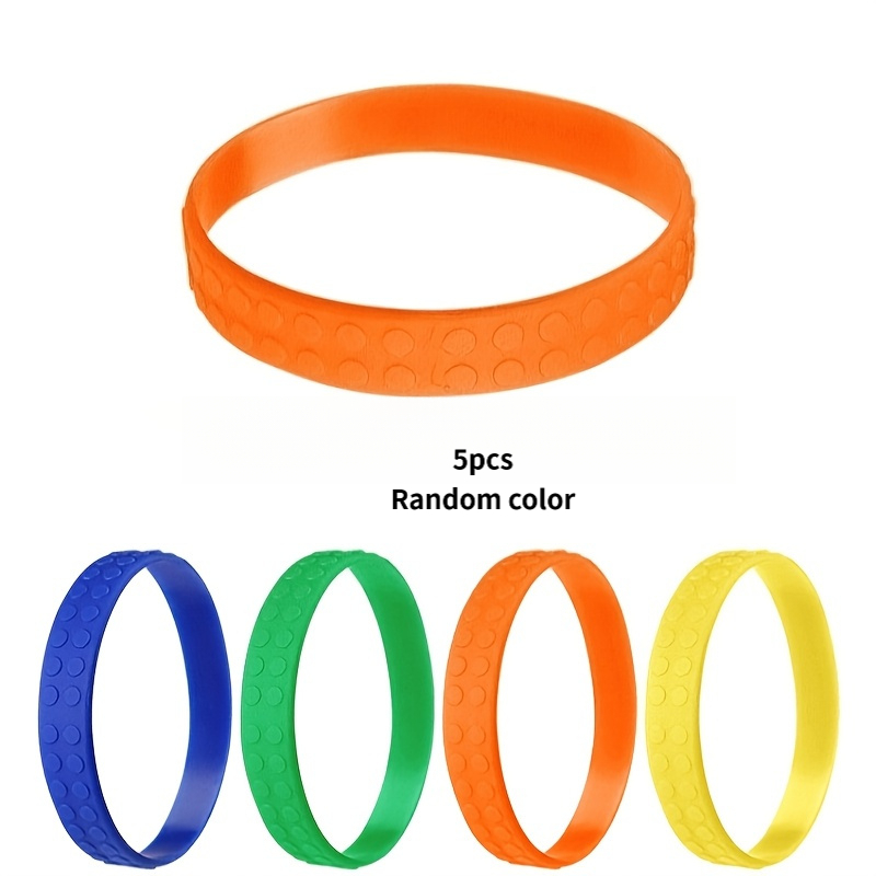TEMU Set da 5 pezzi di di resistenza a di casuale per allenamento e stretching delle dei piedi, polsino in silicone color macaron